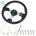 13 Inch Carbon Fiber Steering Wheel for Yamaha EZGO Club Car