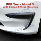Front Fog Light Eyebrow Decor Carbon Fiber for Tesla Model 3 (2017-2023)