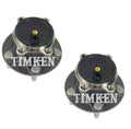 Set of 2 Rear Timken Wheel Bearing and Hub Assemblies for Mazda 6, CX-5 (2013–2021)