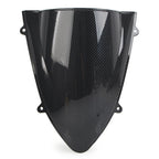 Black Carbon Fiber ABS Windshield Shield for Kawasaki Ninja 250 250R (2008–2012)