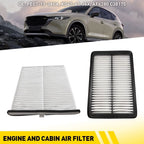 Engine Air Filter + Cabin Air Filter for Mazda CX-5 L4 (2013–2017) 2.0L