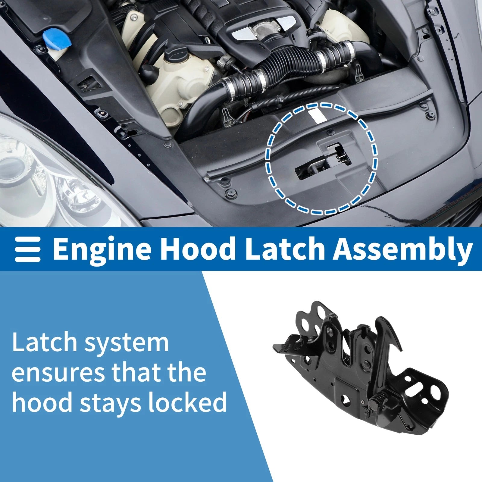 Hood Latch Assembly for Nissan X-TRAIL III (2014–2018) No. 656014CL1C
