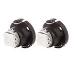 6x Yellow T5/T4.7 Neo Wedge LED Bulbs for Dash A/C Climate Control (12mm)