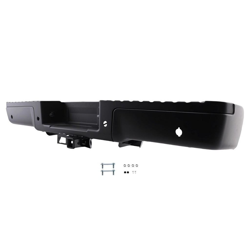 Rear Bumper Assembly for Ford F150 (2009–2014) Black Steel Tow