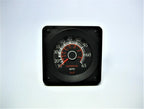 Square 4" Black Face 0-65 MPH Gauge + Bracket for Medallion 4522
