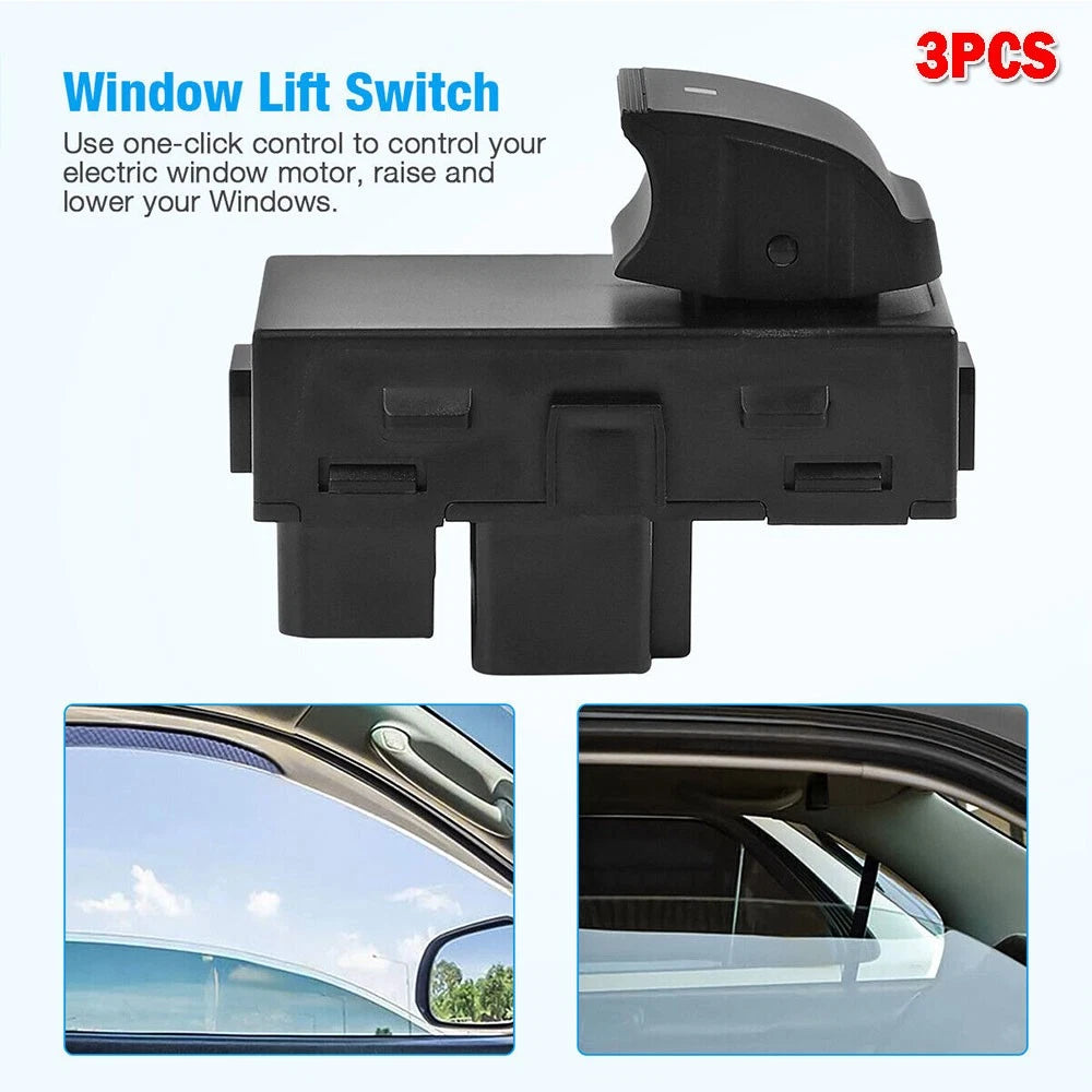 3X Power Window Switch for Silverado 1500 2007–2013 Front Right & Rear Left/Right
