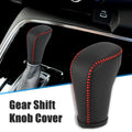 Shift Knob Cover for Honda Accord (2018–2022) - Black with Red Stitches