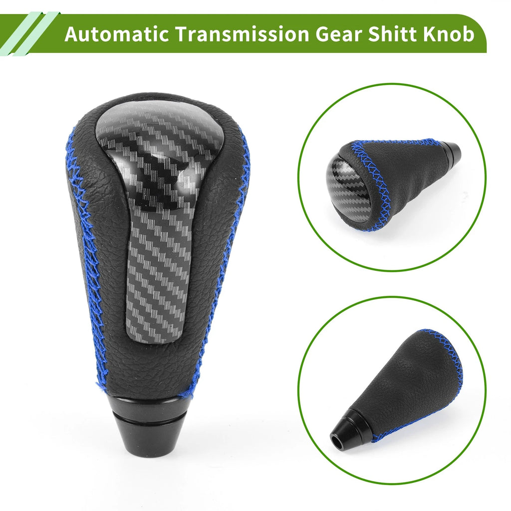 Automatic Gear Shift Knob for Lexus GS300 (2006–2011) Plastic Faux Leather Black Blue