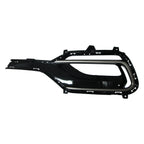 Replacement Black/Silver Painted ABS Plastic Front Driver Side Fog Light Bezel