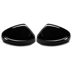 Set of 2 Rear View Side Mirror Cover Caps for Audi TT TTRS R8 (2007–2014) Gloss Black
