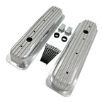 Short Finned Aluminum Valve Covers for Small Block Chevy 350 Vortec TBI (1967–2000)
