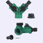2-Way Hose Pipe Splitter for Efficient Water Distribution
