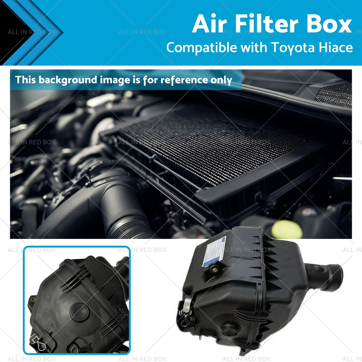 Air Filter Box for Toyota Hiace KDH TRH (2008–On) 1KD 2KD 2.5L 3.0L