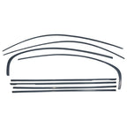 Set of 4 Window Sill Molding Trim Strips Gloss Black for BMW 3 Series E90 (2006–2012)