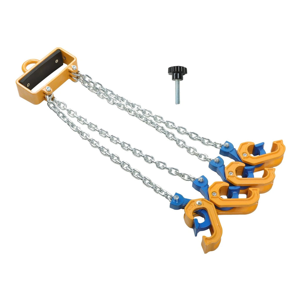 2 Ton Chain Drum Lifter with 4 Hooks for 55 Gallon Drums