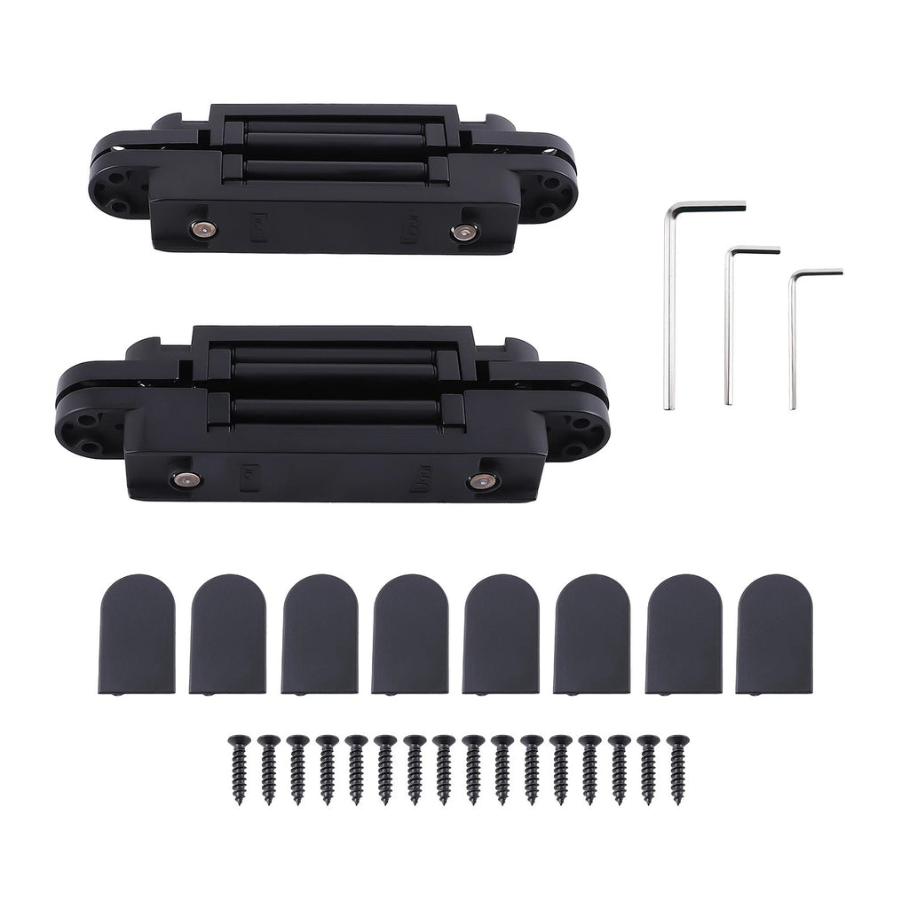 2pc Hidden Door Hinges for Universal Applications (180 Degree Swing)