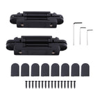 2pc Hidden Door Hinges for Universal Applications (180 Degree Swing)
