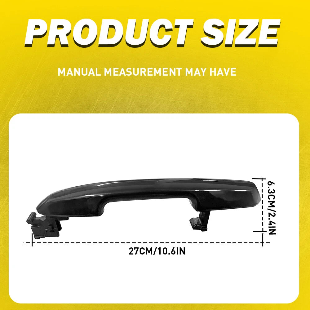 Exterior Rear Door Handle Set for Toyota RAV4 (2017–2021)