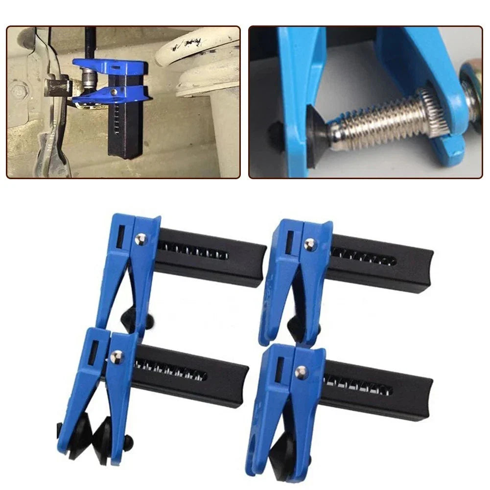 4pcs Car Brake Oil Pipe P-lug Nozzle Clamp Oil Tool