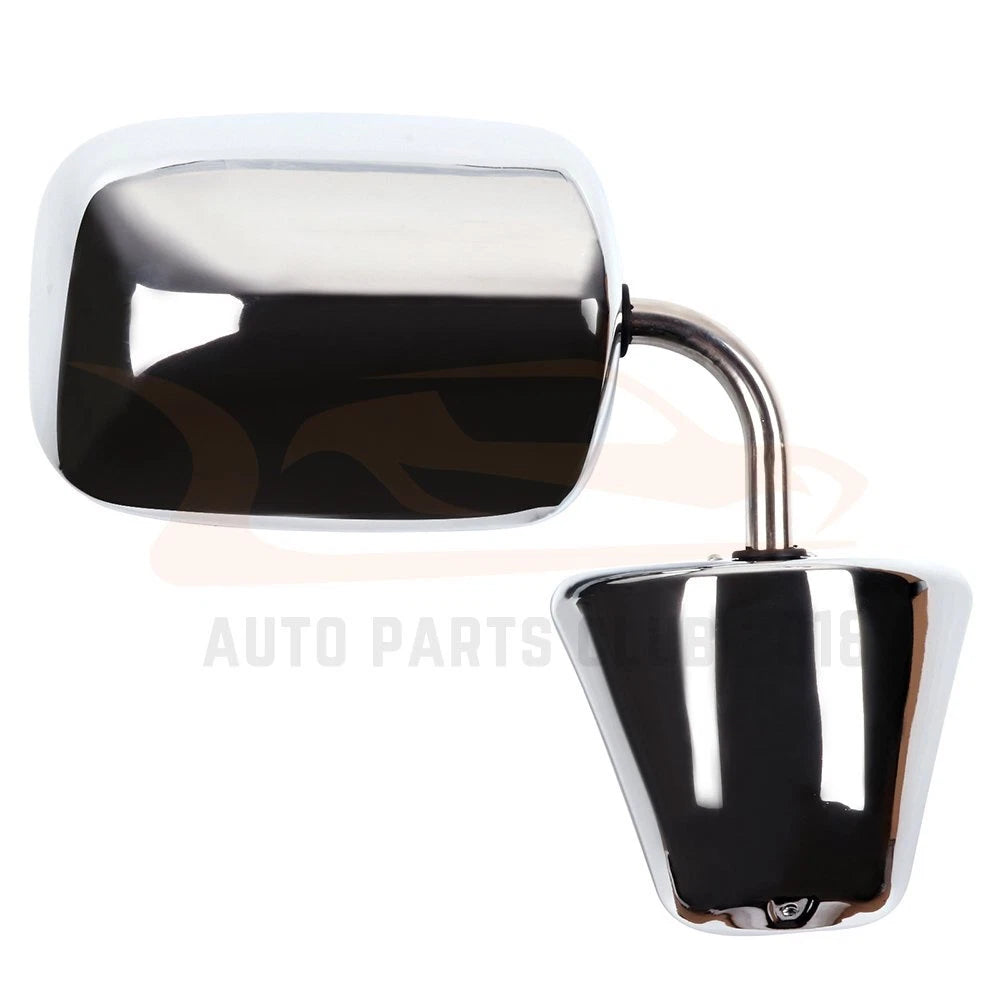 Set of 2 Folding Manual Chrome Mirrors for Chevy GMC (1980–1991)