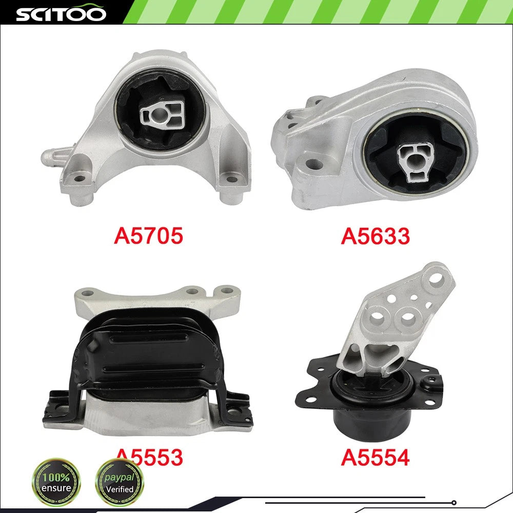 Engine Motor Mount for GMC Terrain 2010–2012 (3.0L, Auto Trans, A5553)