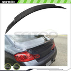 HighKick Glossy Carbon Fiber Trunk Lid Spoiler for Infiniti G37 Coupe (2008–2013)