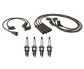 Denso 7mm Wire Set & 4 U-Groove Spark Plugs for Dodge Mitsubishi Plymouth (–)