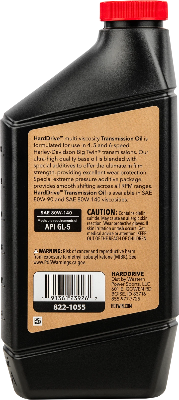 Transmission Oil 80W-140 for Harley Davidson (4-6 Speed)