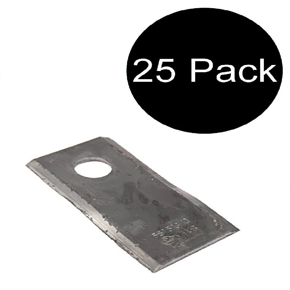 25 Pack Right Hand Disc Mower Blade for John Deere 240 260, New Holland K