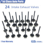 24PCS Intake Exhaust Valve Kit for Kia Sportage Hyundai Tucson (2005–2010)