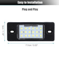 2 x LED License Plate Lights with Decoders for VW Jetta (2011-2018)