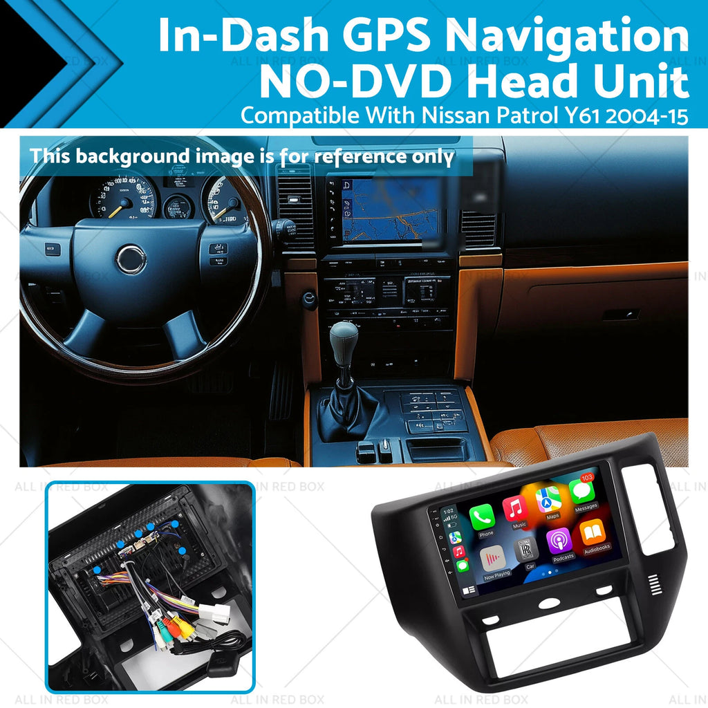 Android 13 Car Radio for Nissan Patrol Y61 (2004–2015) HD 1024x600