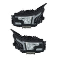Set of 2 Halogen Headlight Assembly for Nissan Frontier (2022–2023) Black