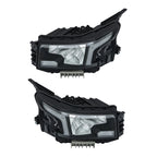 Set of 2 Halogen Headlight Assembly for Nissan Frontier (2022–2023) Black