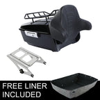 Trunk Backrest Pad Mount Rack for Harley Electra Glide (2014–2026)