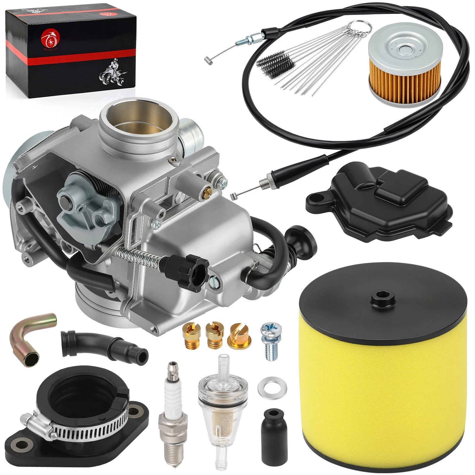Carburetor with Air Filter Kit for Honda Fourtrax TRX300 (1990–1997)