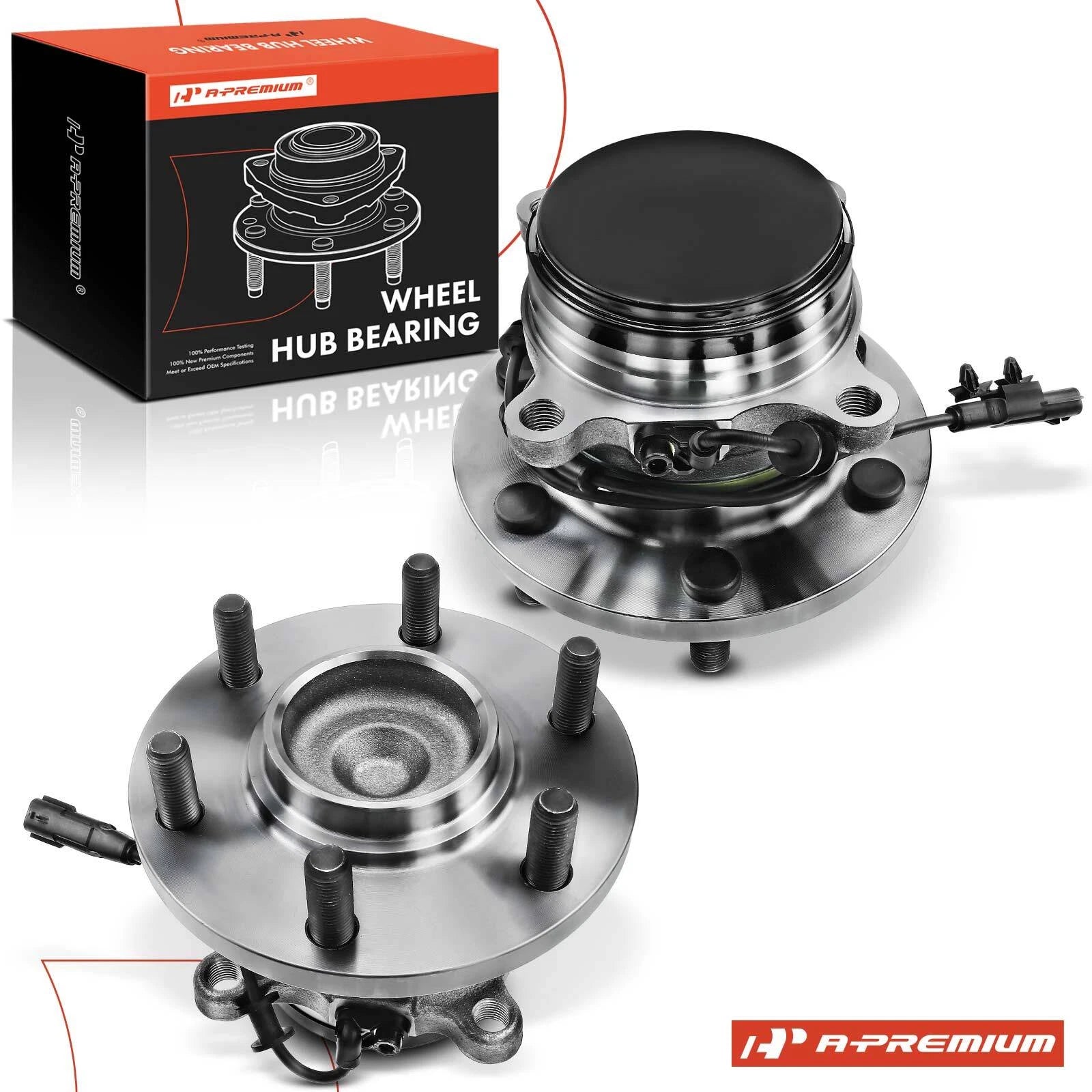 2X Front Wheel Hub & Bearing Assembly for Nissan Titan XD (2016–2019)