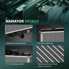 Aluminum Radiator for Toyota Sienna (1998–2003)