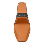 Driver & Passenger Seat for Harley Dyna Fat Bob Low Rider (2006–2017) Orange