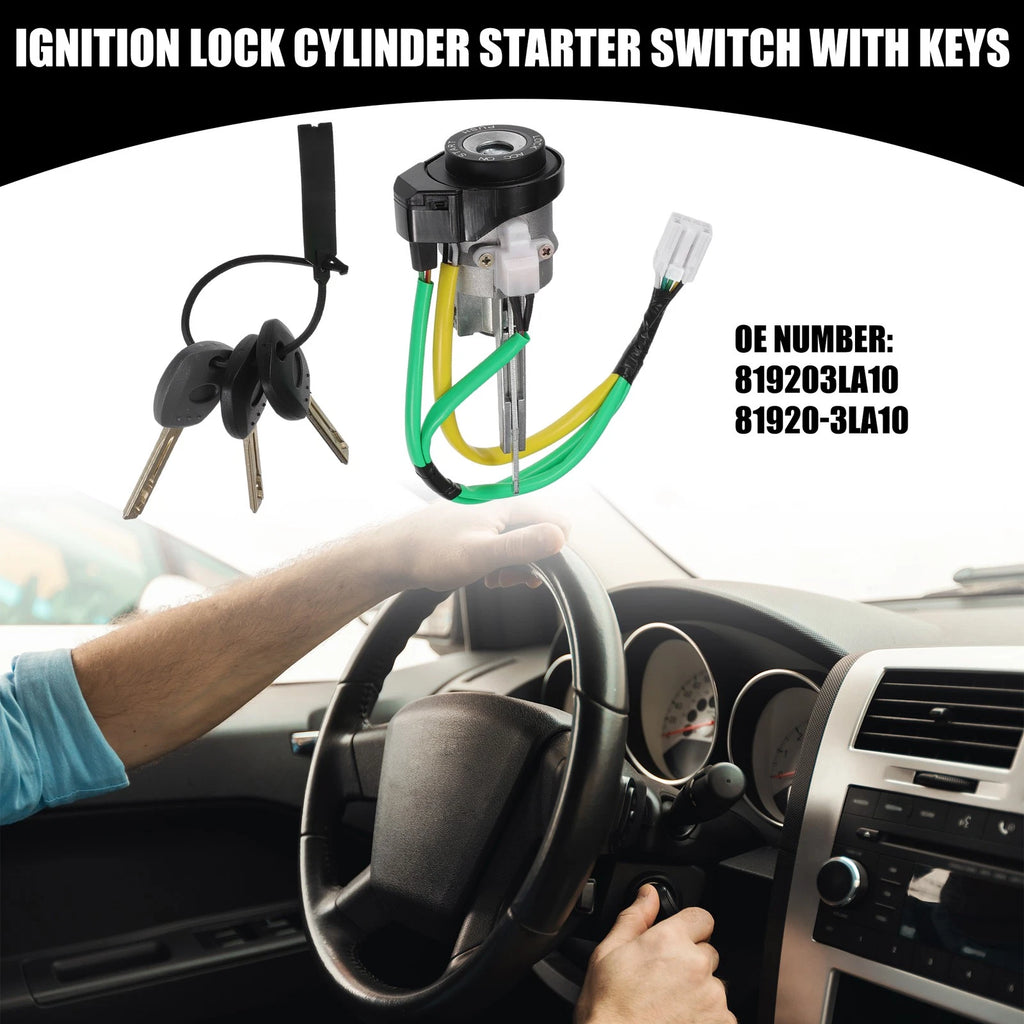 Ignition Lock Cylinder Switch w/ Keys No. 819203LA10 for Hyundai Azera (2006–2011)