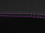 Door Panel Insert PVC Carbon Cover for Ford Mustang (2015–2020) Purple Stitch