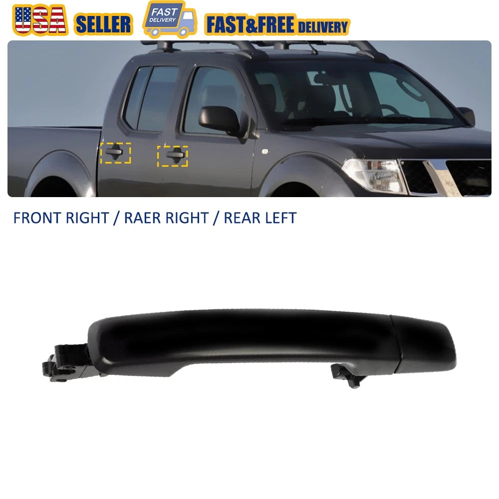 Door Handle for Nissan Frontier (2005–2008) Front Right/Rear LH/RH Smooth Black