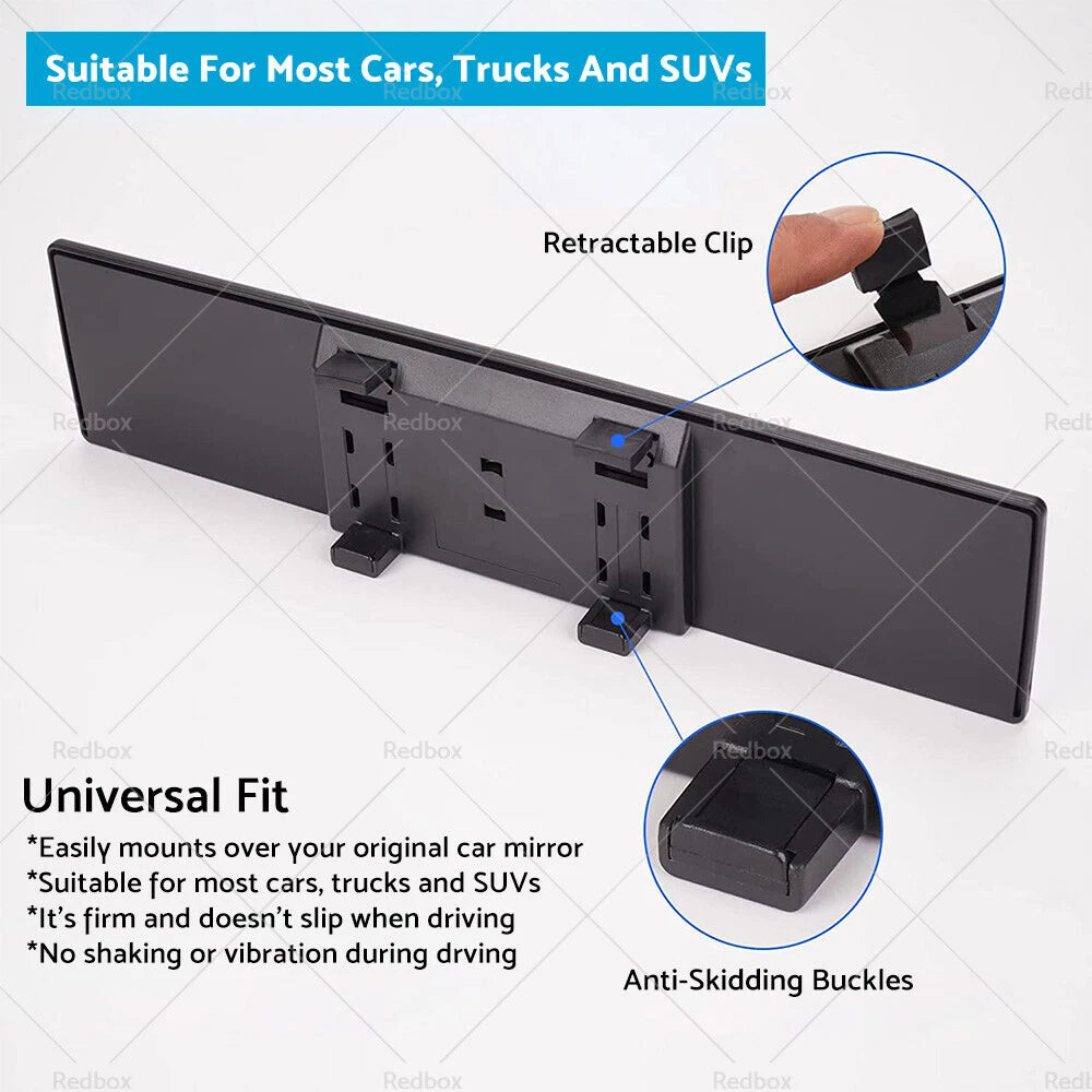 300mm Convex Wide Angle Rear View Mirror for Car (2002–2019)