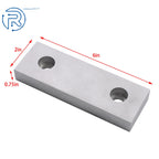 Set of 10 Machinable Soft Clamps for 6" Mill Vise (No Year Specified)