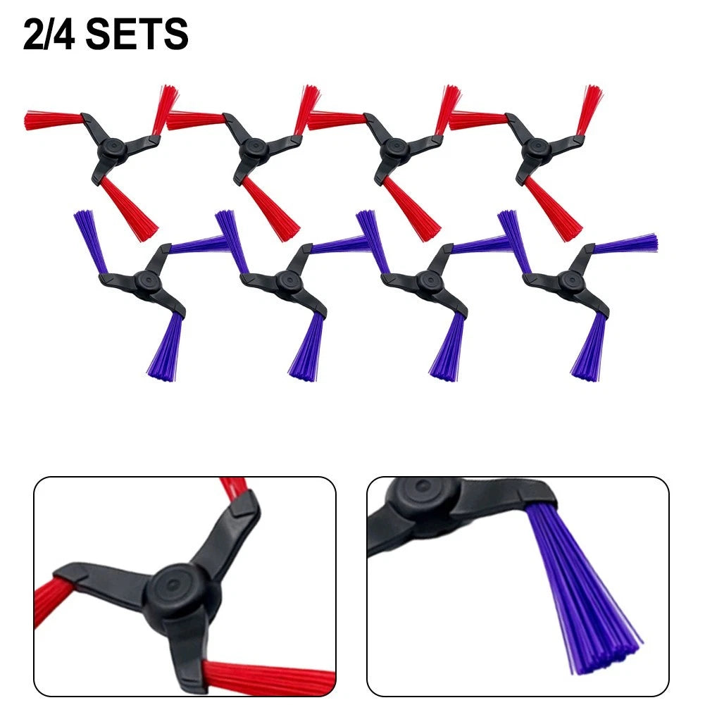 Set of 4 Side Brush Accessories for Deerma X70 Robot Vacuum (DEM-X70)