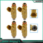 Set of 4 Fuel Injectors for Toyota Celica 2000–2003, Matrix, Pontiac Vibe 2003