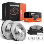 Front Disc Brake Rotors & Ceramic Pads for Chevy Malibu (2013–2015)