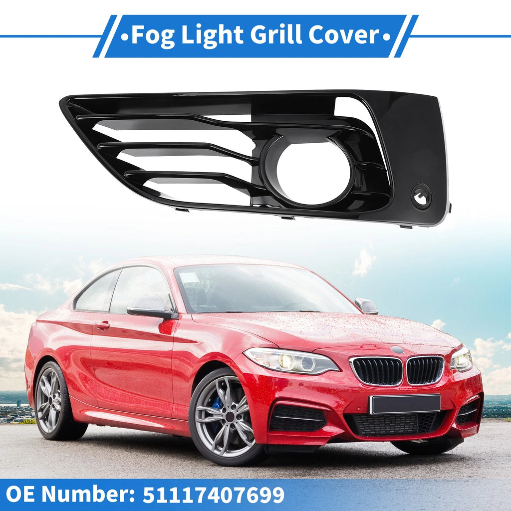 1 Pc Fog Light Grill for BMW 2 Series (2017–2020) No. 51117407699