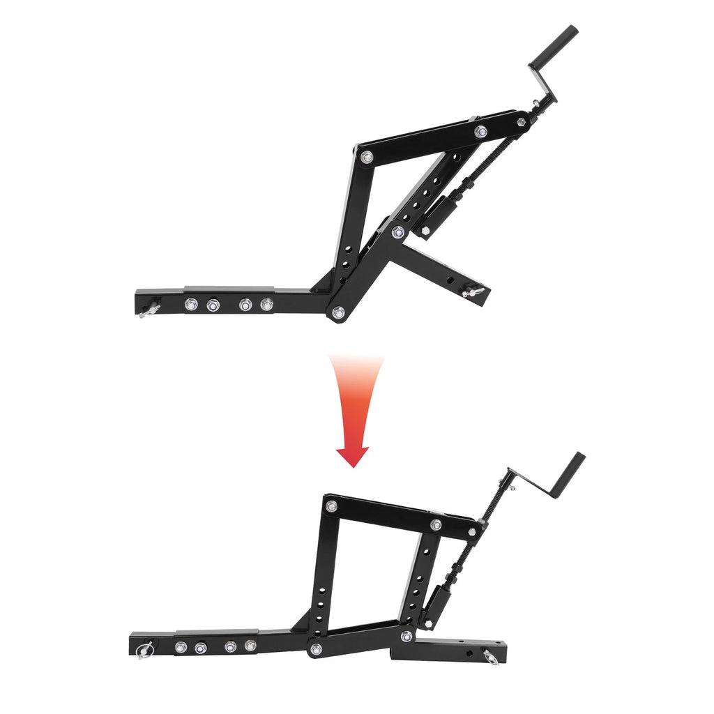 1 Point Hitch Adjustable Lift Landscape Rake for ATV UTV (60")