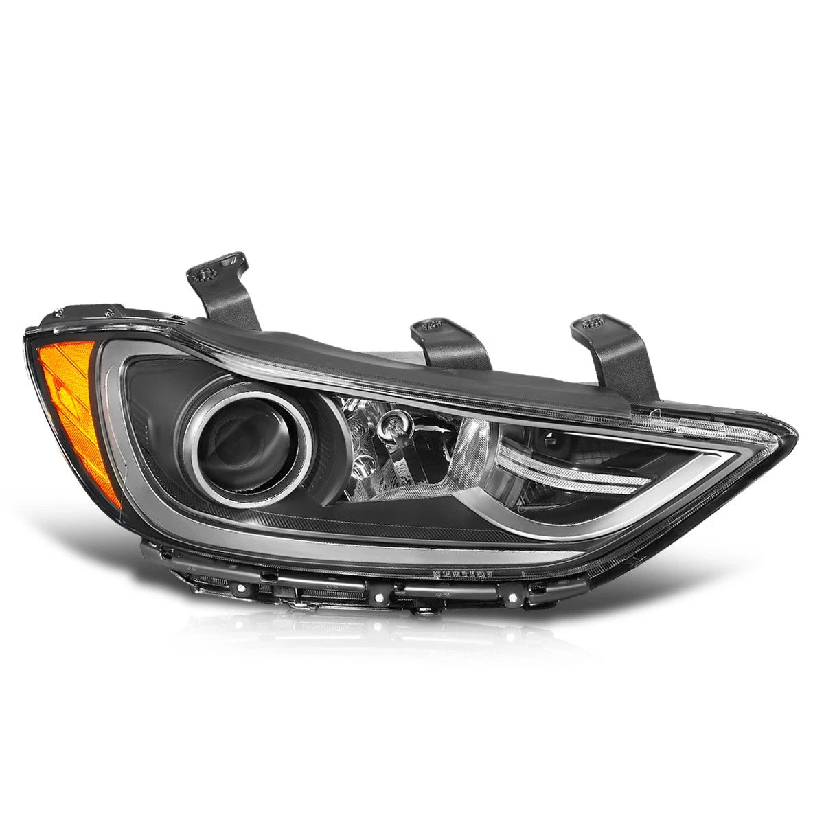 RH Passenger Side Projector Headlight Lamp for Elantra Sedan (2017–2018)